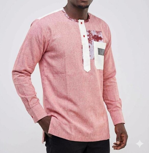 Tunique homme à motifs chic