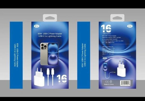 Chargeur iPhone 16 original