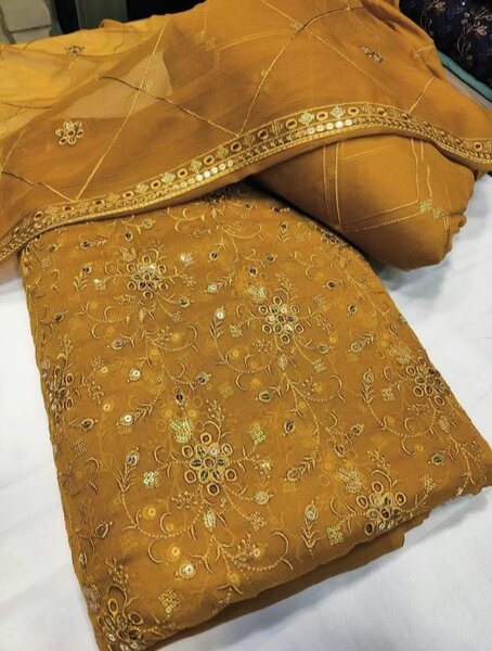 Chiffon 3 pc suit
