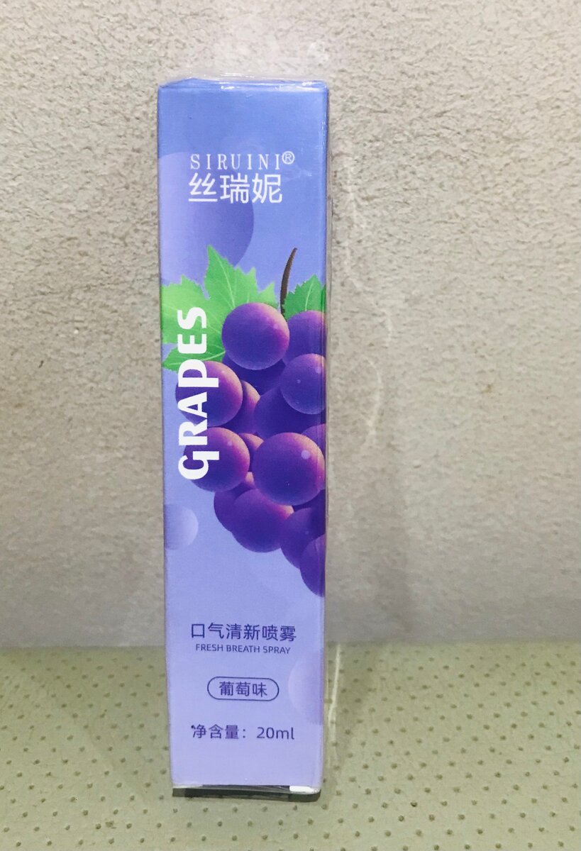 Spray buccal saveur fruitée