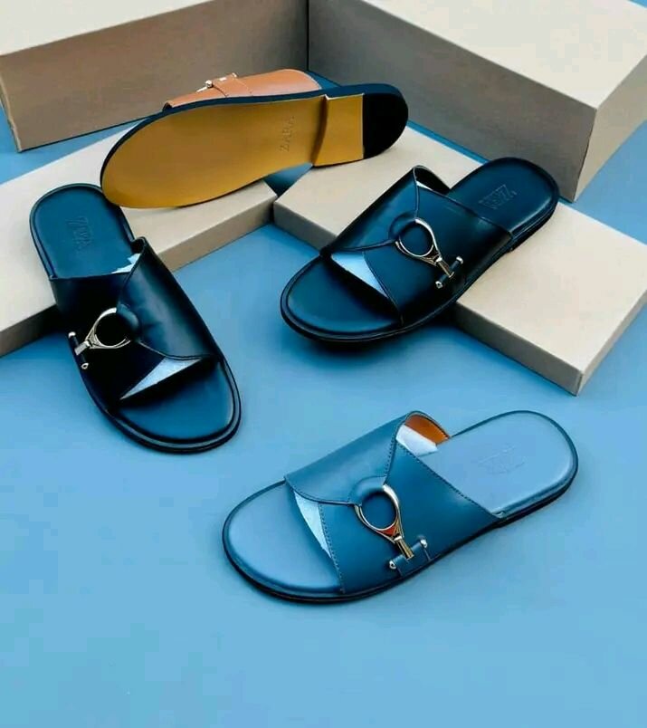 Sandales Élégantes en Cuir Homme