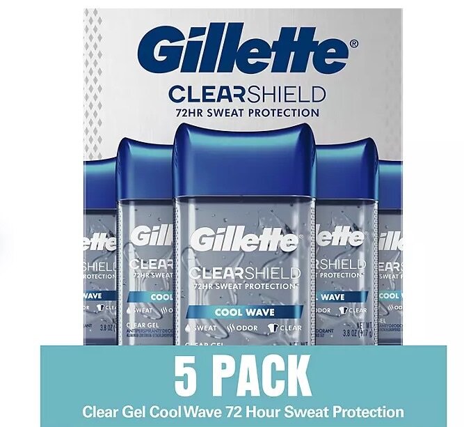 Gillette Déodorant Gel 5 Pack
