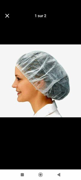 Charlotte blanc pour protéger les cheveux 2500f le parquet