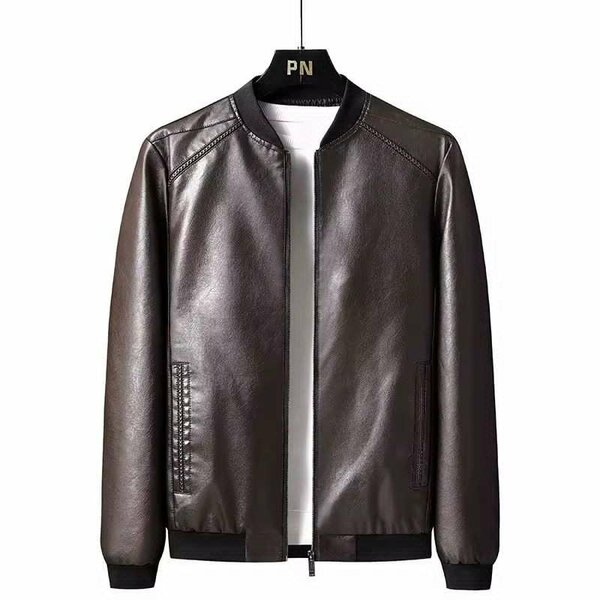 Blouson en cuir pour hommes