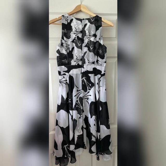 Blaxk & White Cocktail Dress