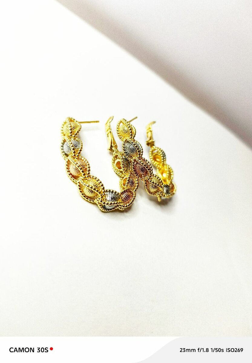 Boucle d'oreille 3tons