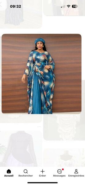 Robe longue fleurie élégante