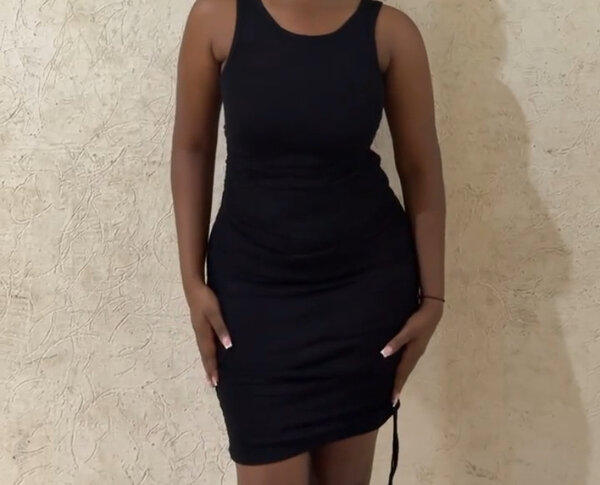 Robe Noire Élegante Femme