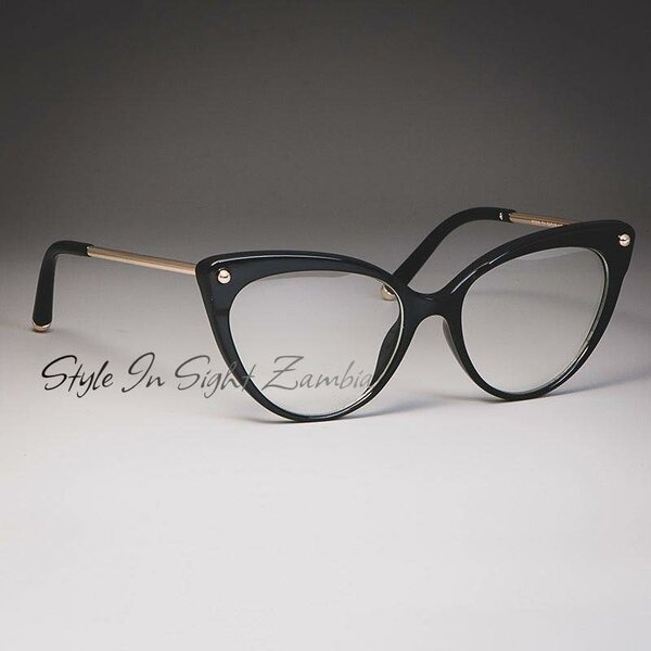 Image glasses, in glossy frame, for work at the computer and telephone with protection against screen radiation