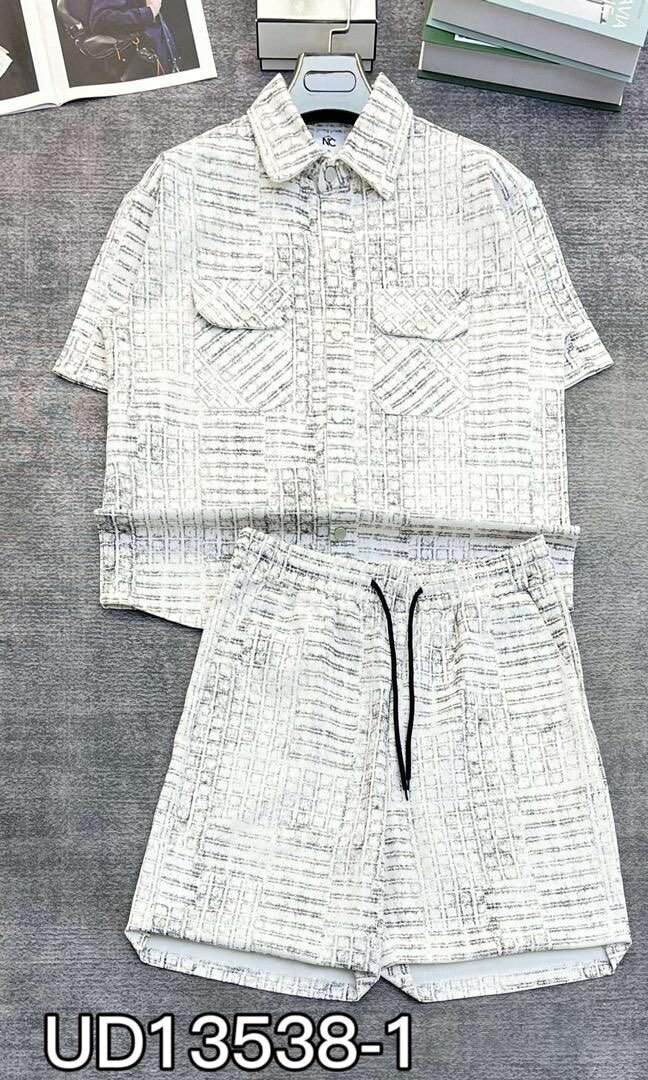 Ensemble chemise et short imprimé