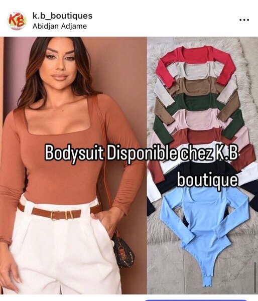 Bodysuit Femme Élegant Mode