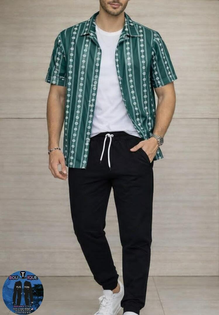 Chemise estivale moderne homme