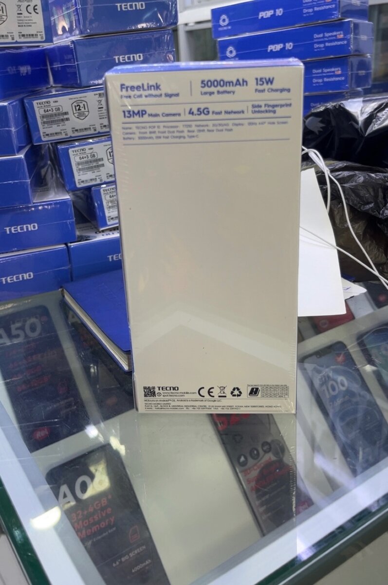 TECNO POP 10 Smartphone 6.6"