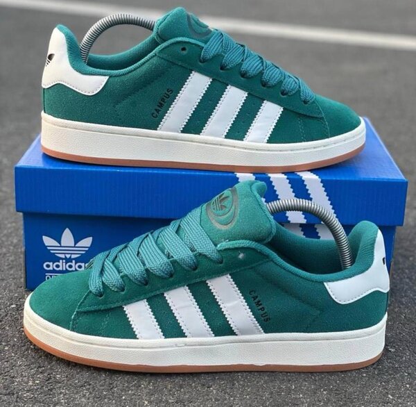 Baskets Adidas Campus Vertes