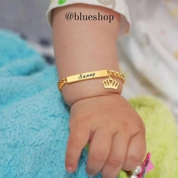 Customized Baby Bracelet with Baby Name ️.