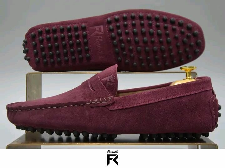 Mocassins cuir suédé pour homme