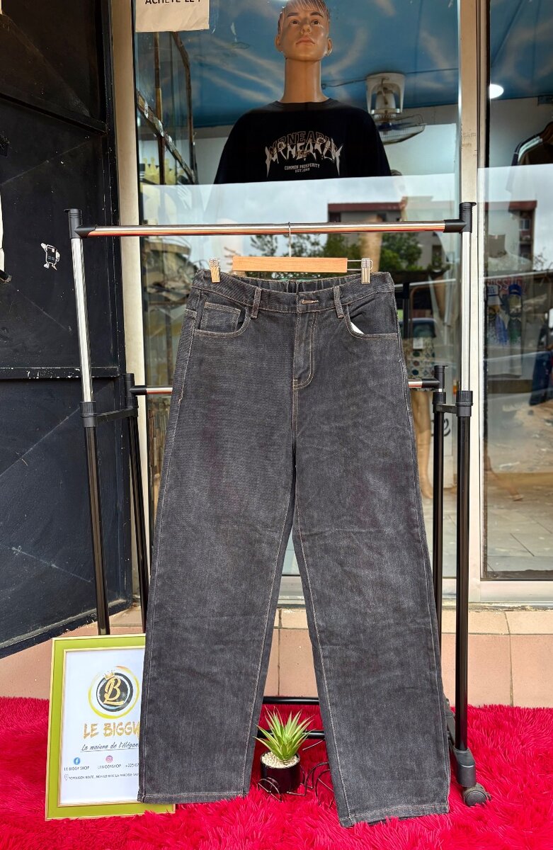 Jeans noirs décontractés