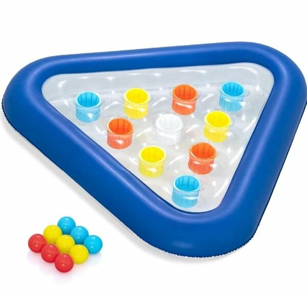 Jeu de bière pong flottant