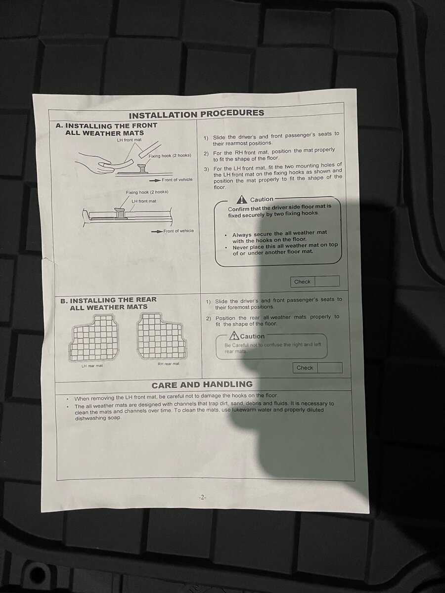 Mitsubishi Mirage floor Carpet