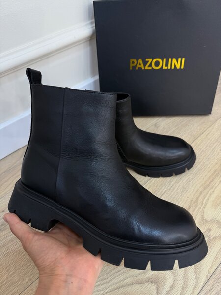 Сапоги кожаные