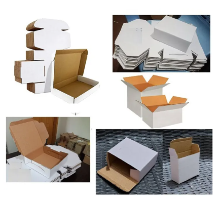 Bundle of 100 Cardboard Hard Mailer Boxes For Courier & Gift Packing