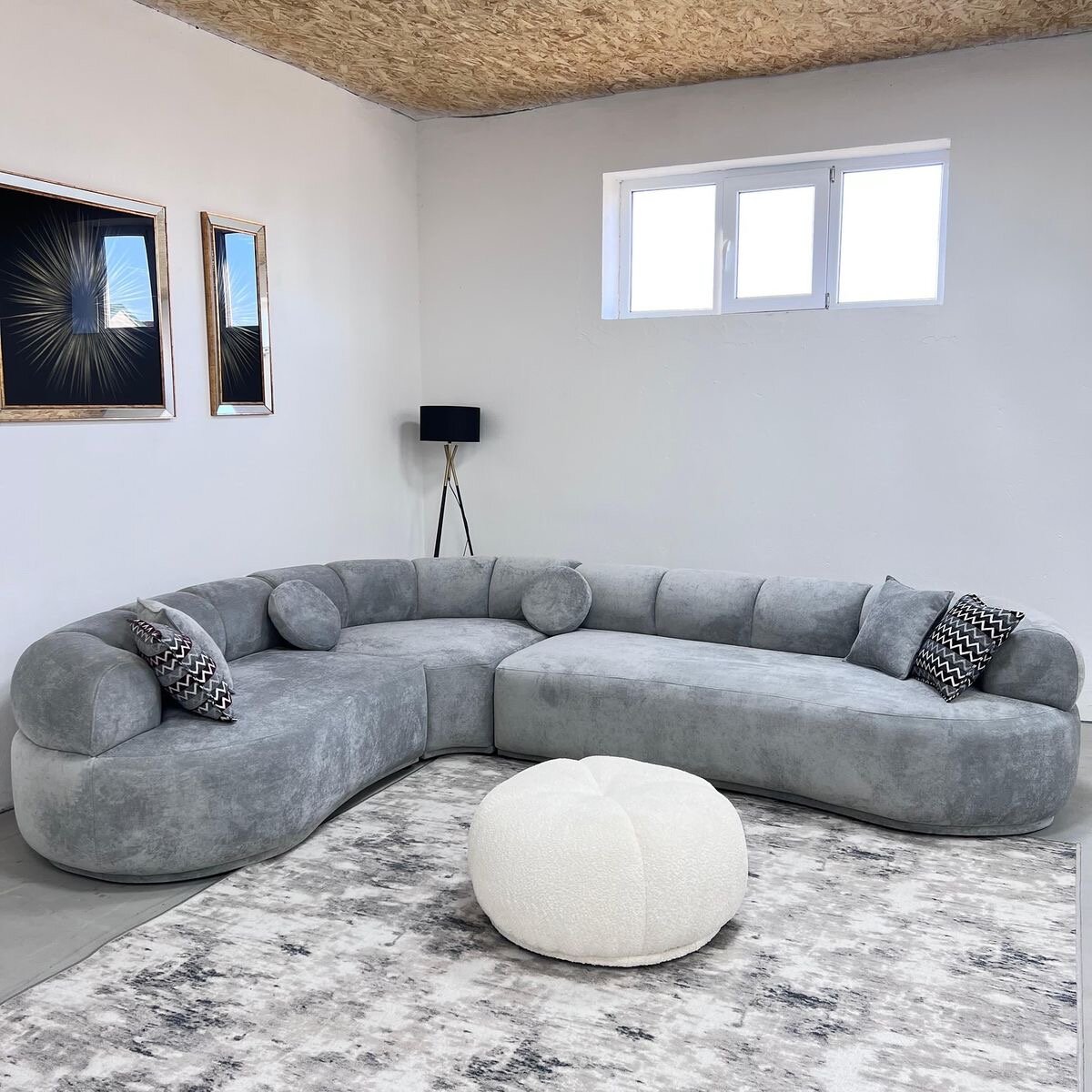 Canapé d'angle moderne