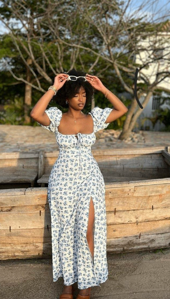 Robe Bohème à Fleurs