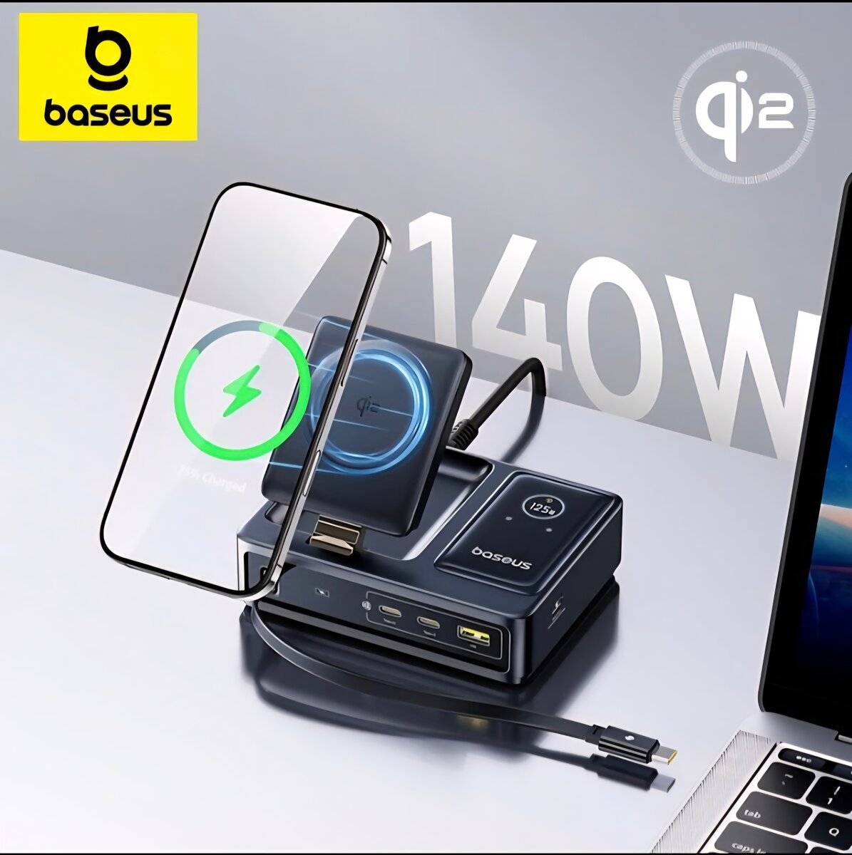 Chargeur Baseus Nomos 140W