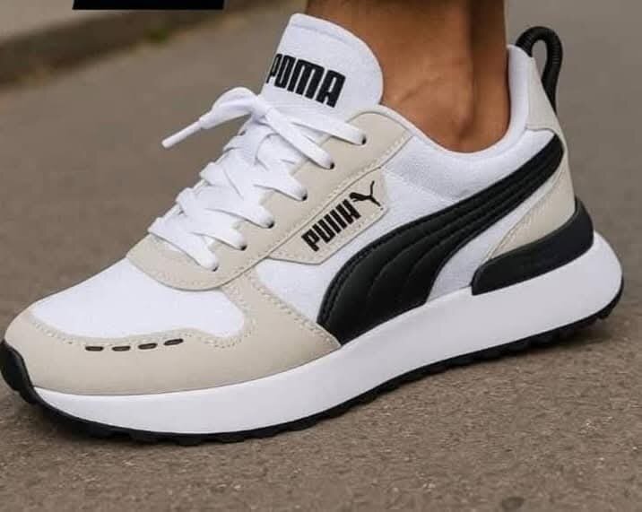 Chaussures Puma Sport Blanc Noir