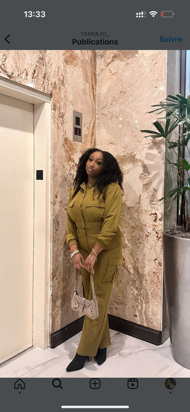 Chic ensemble en cargo pour femme