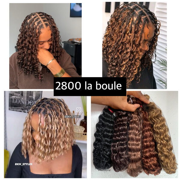 Extensions bouclées naturelles