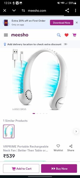 Ventilateur cou silencieux