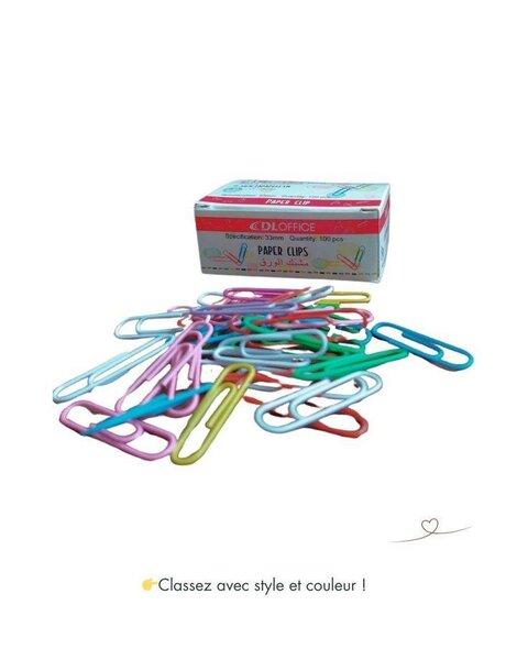 Trombones colorés DL Office