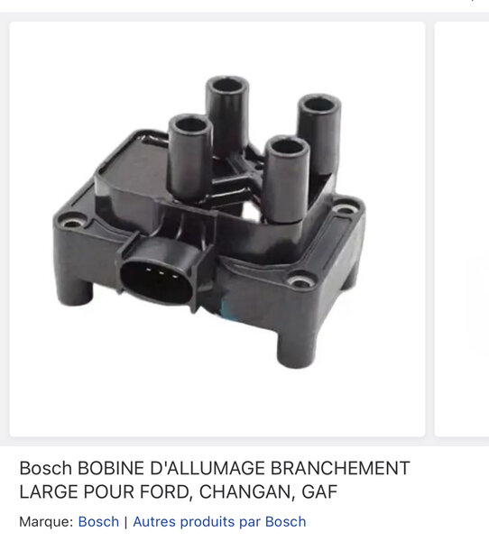 Bobine d'Allumage Bosch pour Ford