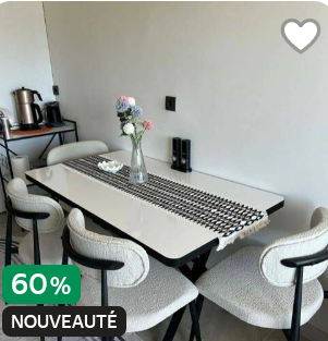 Ensemble de salle à manger moderne