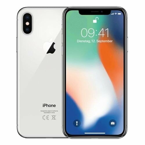 Apple iPhone X - 5.8" - 256GB HDD - 3GB RAM - 2716mAh - Silv