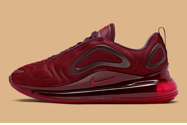 Burgundy Air max 720 size 45.