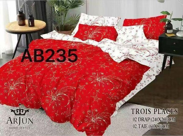 Parure de lit en coton 3 places