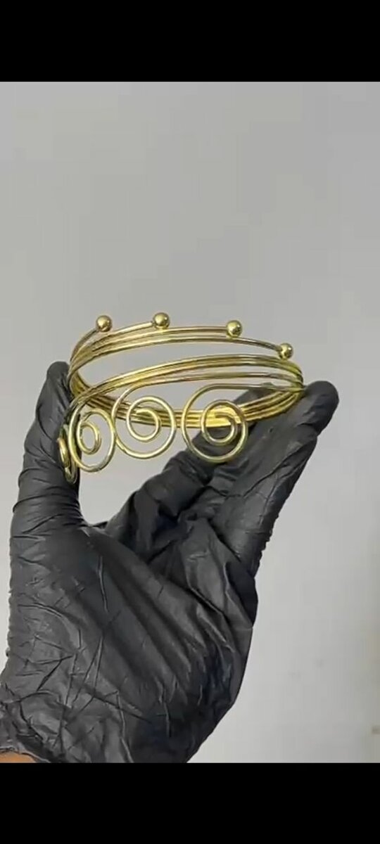 Bracelet en laiton doré