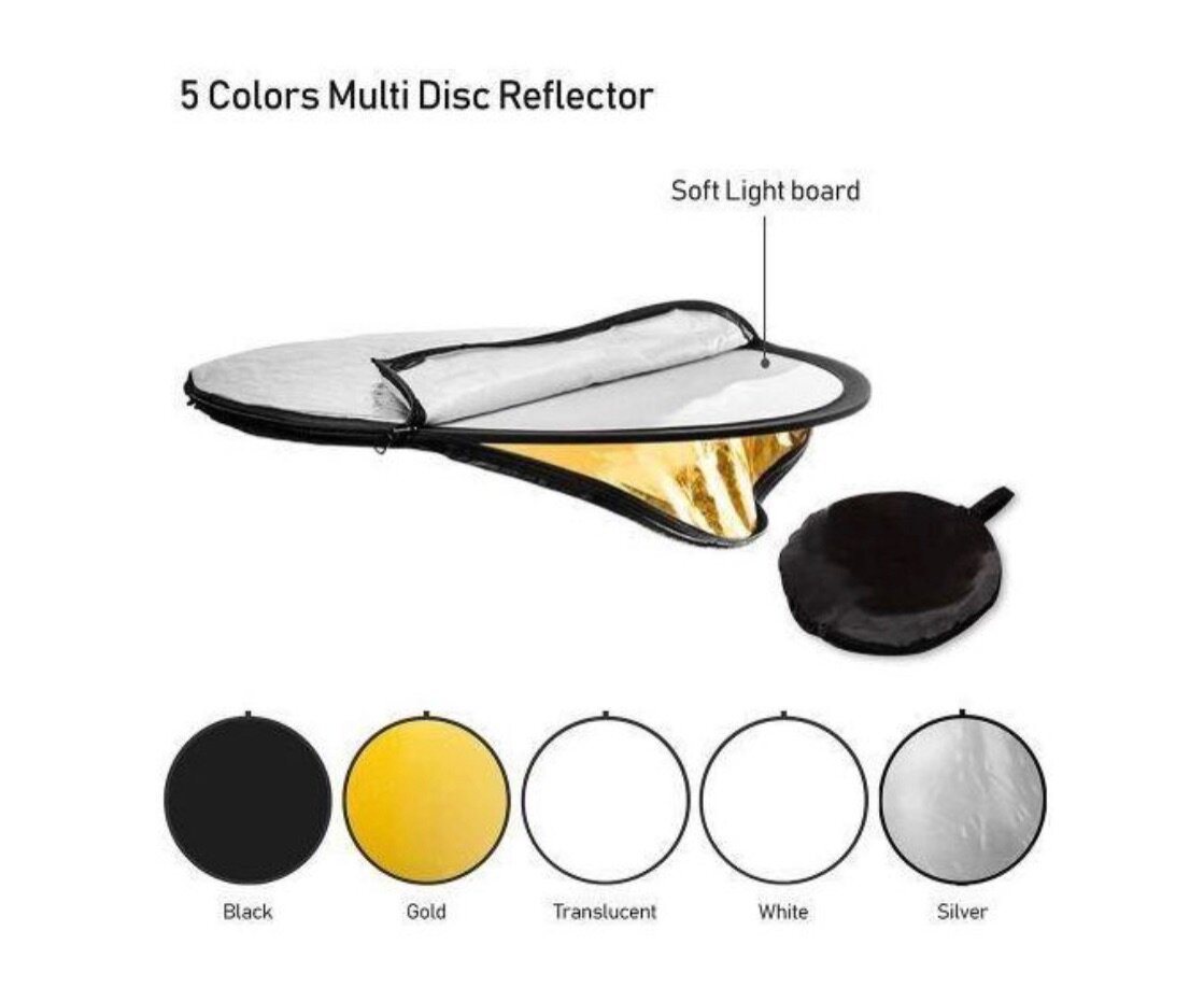 Réflecteur Photo 5 en 1 80cm