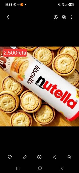 Biscuits Nutella