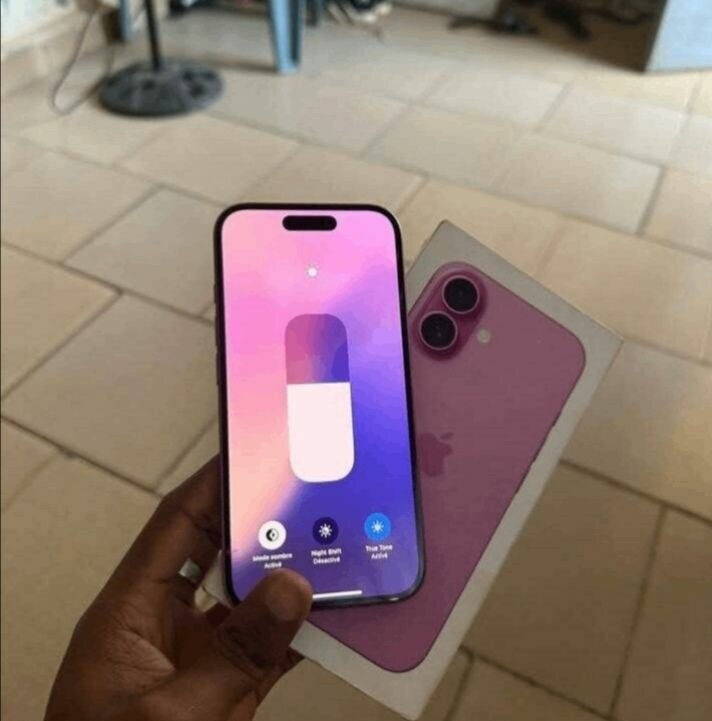 Smartphone moderne rose