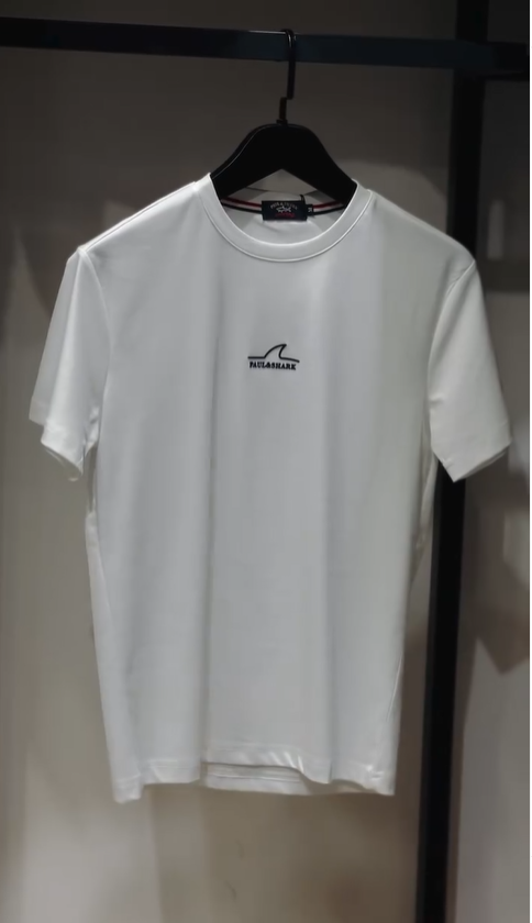 Стильная футболка Paul&Shark белая