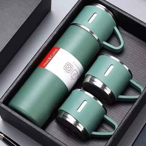 Thermos + 3 tasses