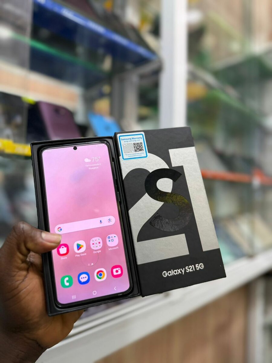 Samsung Galaxy S21 avec tout l