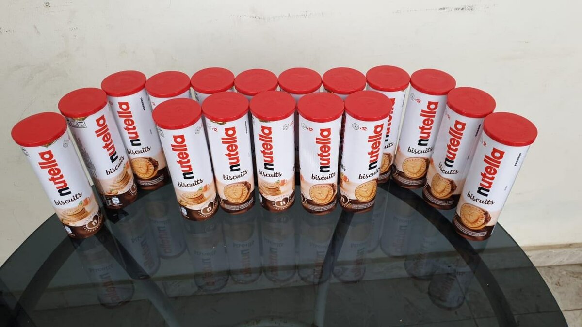 Biscuits Nutella en tube