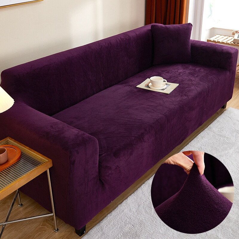 Housse de canapé velours