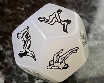 1 piece erotic dice