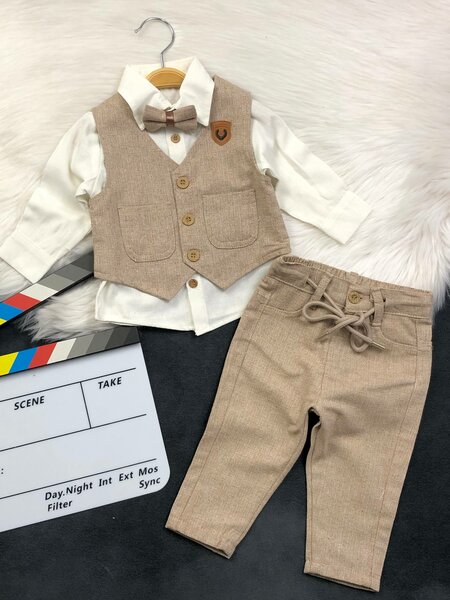 Costume chic garçon 6 à 2 ans