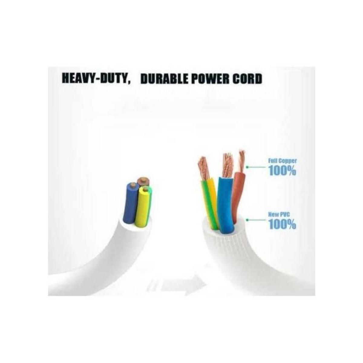 Rallonge Multiprise Filaire / Rallonge 4 Prises Avec Interrupteur - Certifiée NF – Blanc